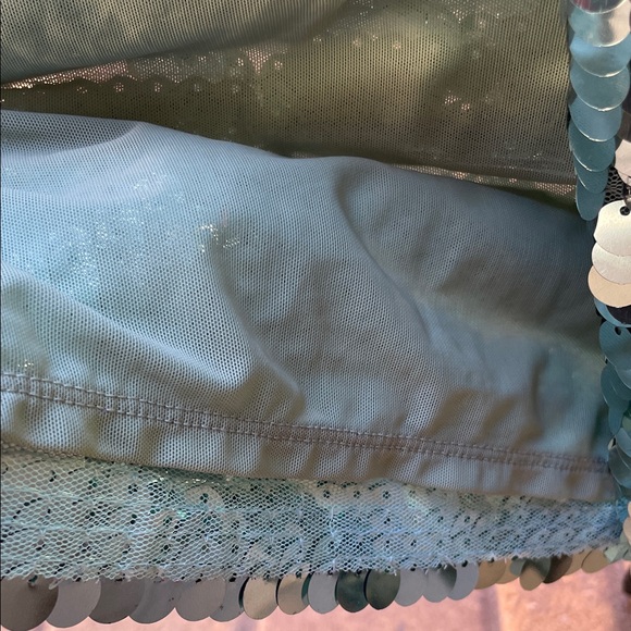 Free People Shimmering Green Sequin Dress - Picture 8 of 16